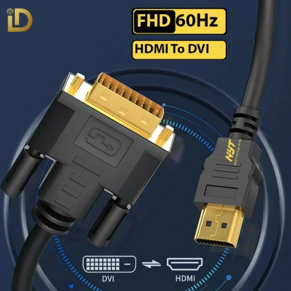 Dây DVI to HDMI FHD 60Hz
