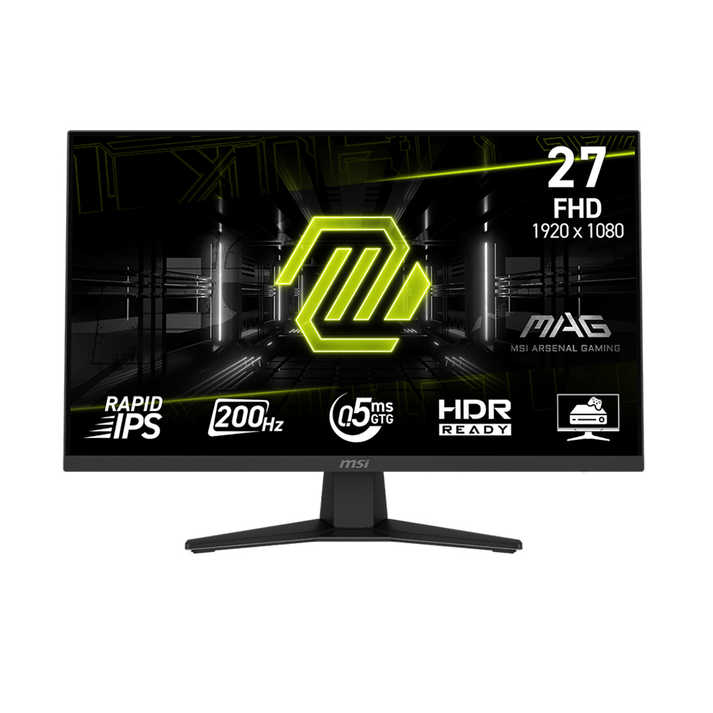 Màn hình MSI Gaming MAG 274F / 27'' FHD/ Rapid IPS/ 200Hz/ 0,5ms/ HDMI/ DP/ 1 Tỷ màu/