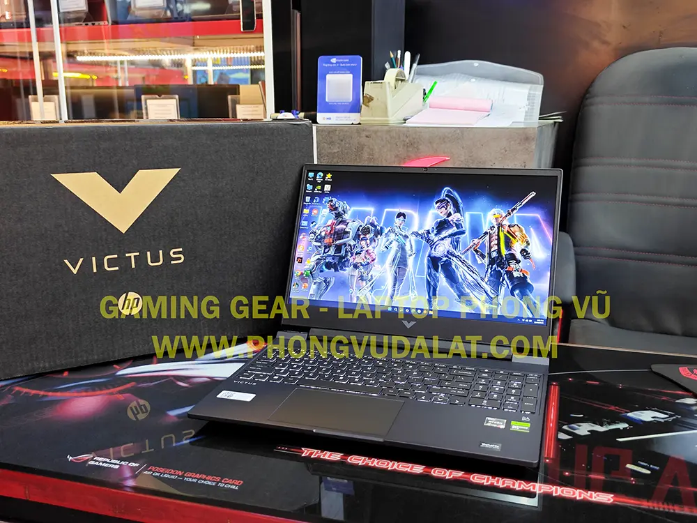 HP VICTUS 15-FB1022AX |  RYZEN 5 7535HS | 16GB D5 | 512GB NVMe | RTX 2050 4GB | 15.6''FHD 144Hz | LED PHÍM