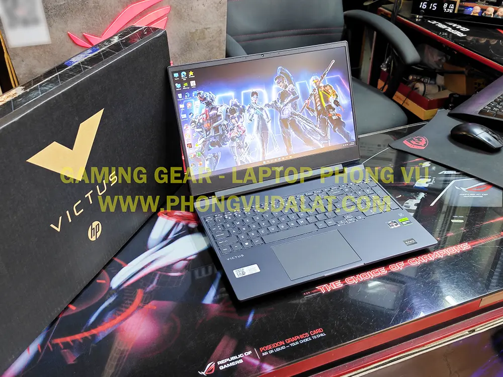 HP VICTUS 15-FB1022AX |  RYZEN 5 7535HS | 16GB D5 | 512GB NVMe | RTX 2050 4GB | 15.6''FHD 144Hz | LED PHÍM
