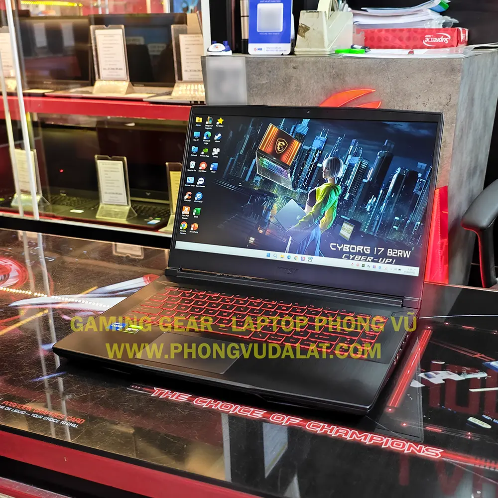 MSI Gaming GF63 | 11UC-664VN | I5 11400H | 16GB D4 | 512GB NVME | GTX 1650 MaxQ 4G | 15.6 FHD 144Hz |  VỎ NHÔM | LED PHÍM |