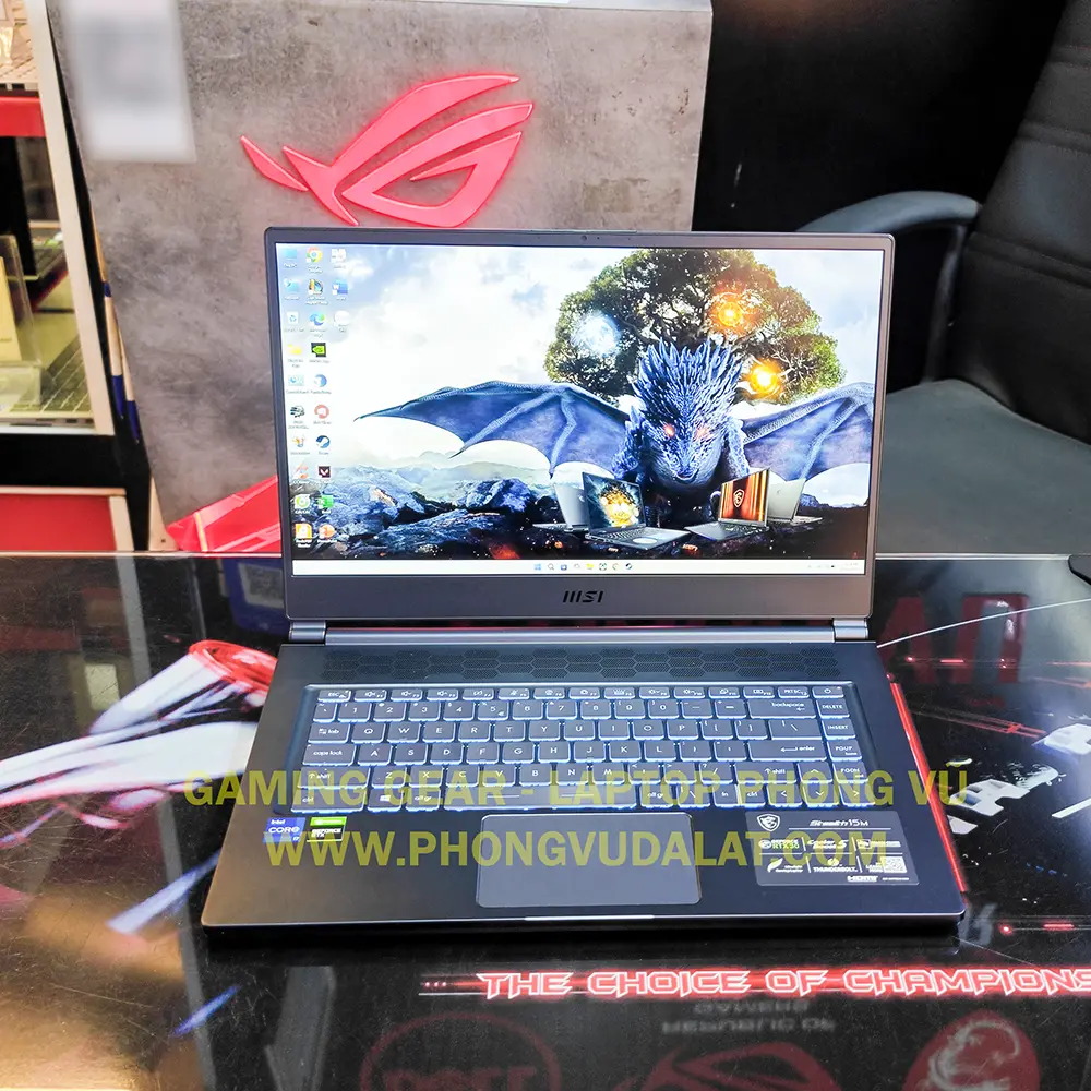 MSI STEALTH 15M | A11UEK-009US | I7-11375H | 16GB D4 | 512GB NVMe | RTX 3060 6GB | 15.6'' FHD 144Hz | VỎ NHÔM | LED PHÍM