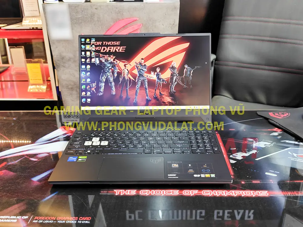 ASUS TUF DASH F15 | FX517ZE-HN045W | I5-12450H | 16GB D5 | 512GB NVME | RTX 3050TI 4GB | 15.6'' FULL HD 144Hz | LED PHÍM
