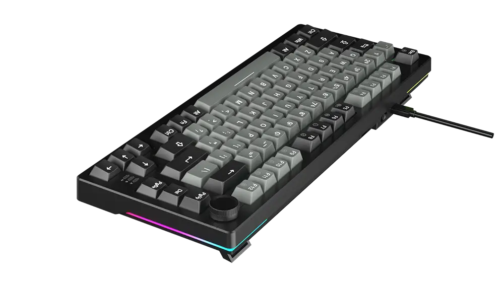 BÀN PHÍM CƠ DAREU EK75 GREY-BLACK (MULTI-LED) DREAM SWITCH
