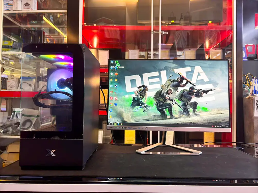 BỘ PC 2ND CORE I5-9400F | MAIN B365M | RAM 16GB D4 | TẢN NHIỆT CR-1000 RGB | SSD 240GB SATA | VGA RX6500 XT | NGUỒN 500W | CASE XIGMATEK VIEW II 3F | MÀN 27'' 144Hz