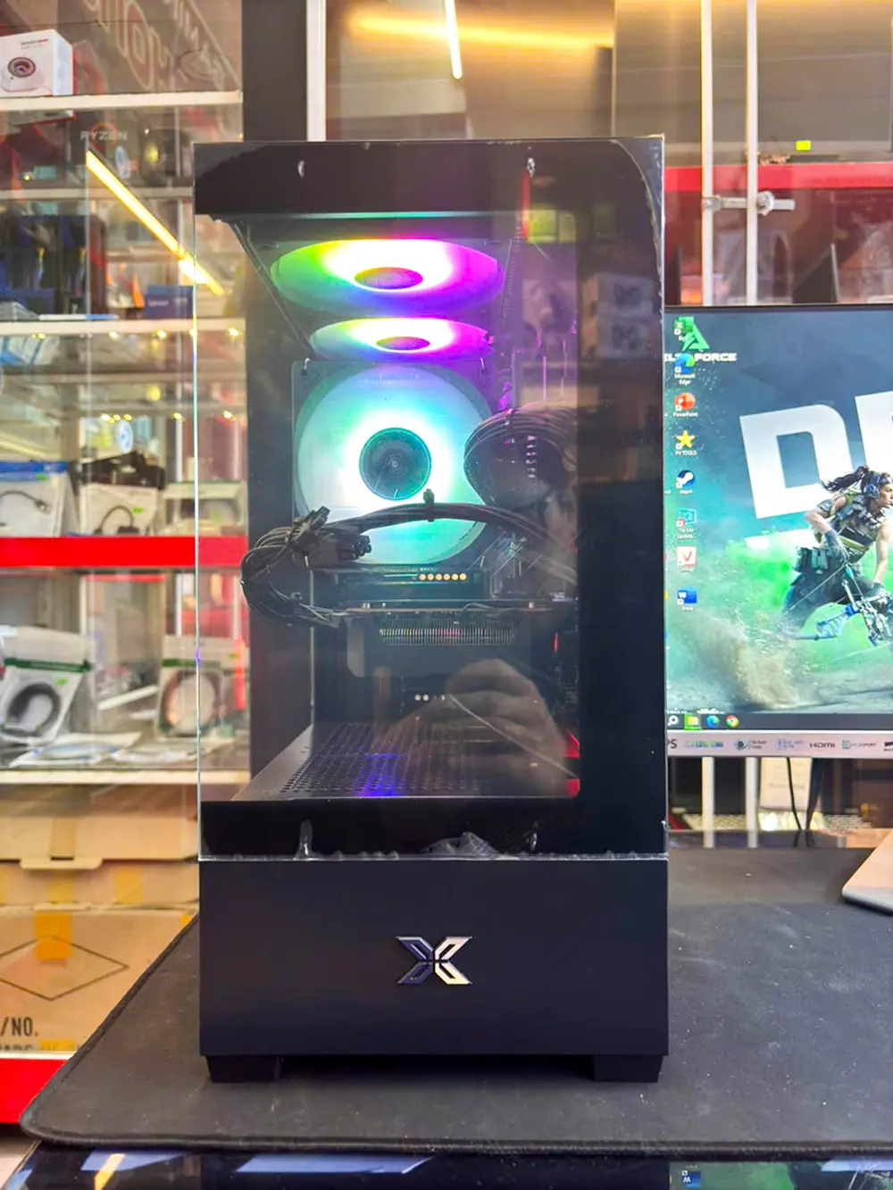 BỘ PC 2ND CORE I5-9400F | MAIN B365M | RAM 16GB D4 | TẢN NHIỆT CR-1000 RGB | SSD 240GB SATA | VGA RX6500 XT | NGUỒN 500W | CASE XIGMATEK VIEW II 3F | MÀN 27'' 144Hz