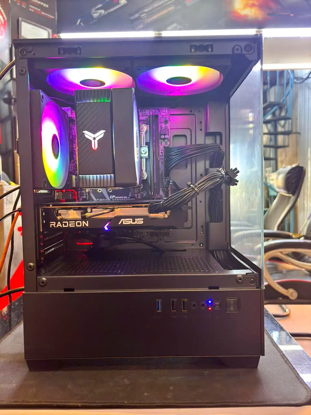 BỘ PC 2ND CORE I5-9400F | MAIN B365M | RAM 16GB D4 | TẢN NHIỆT CR-1000 RGB | SSD 240GB SATA | VGA RX6500 XT | NGUỒN 500W | CASE XIGMATEK VIEW II 3F | MÀN 27'' 144Hz