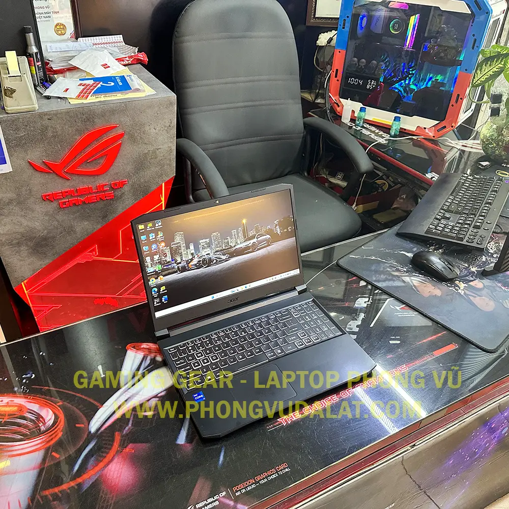 ACER NITRO 5 | AN515-57 | I7-11800H | 16GB D4 | 512GB NVMe | RTX 3050Ti 4G | 15.6” FHD 144HZ | LED PHÍM RGB