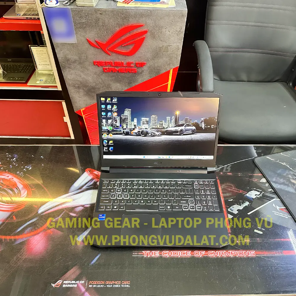 ACER NITRO 5 | AN515-57 | I7-11800H | 16GB D4 | 512GB NVMe | RTX 3050Ti 4G | 15.6” FHD 144HZ | LED PHÍM RGB