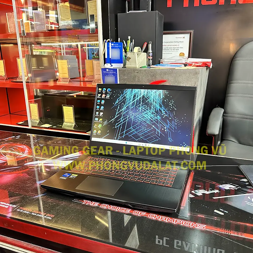 MSI GF63 THIN 11SC-665VN | I5-11400H | 8GB D4 | 512GB NVMe | GTX 1650 4GB | 15.6'' FHD 144Hz | VỎ NHÔM | LED PHÍM