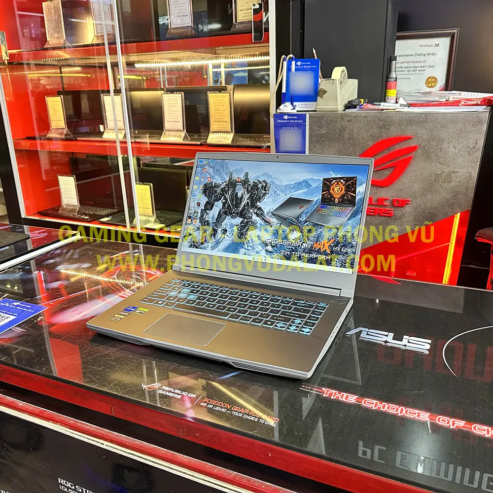Msi Gaming Thin 15 B13UC 1411VN | I7-13620H |16GB D4 | 512GB NVME | RTX 3050 4G | 15.6 FHD 144Hz | LED PHÍM XANH | COSMOS GRAY