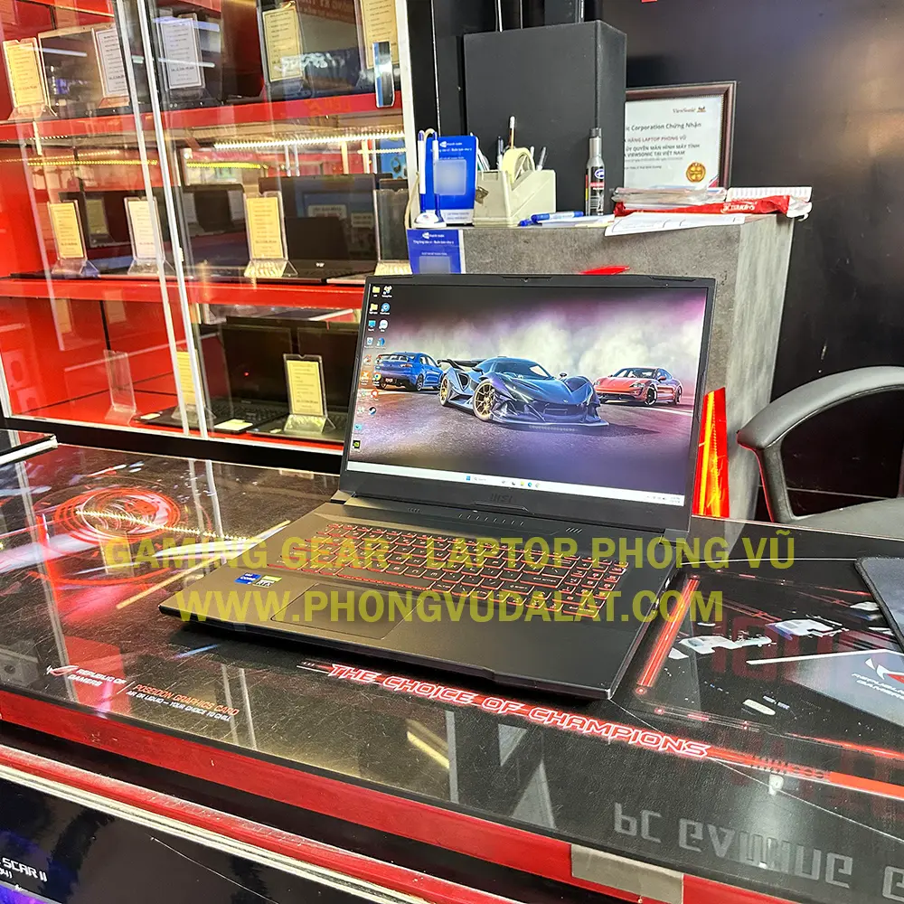 MSI KATANA GF76 11UC | I7-11800H | 16GB D4 | 512GB NVMe | RTX 3050 4GB | 17.3'' FHD 144Hz | VỎ NHÔM | LED PHÍM