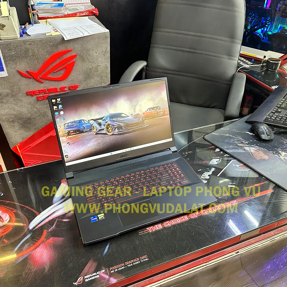 MSI KATANA GF76 11UC | I7-11800H | 16GB D4 | 512GB NVMe | RTX 3050 4GB | 17.3'' FHD 144Hz | VỎ NHÔM | LED PHÍM