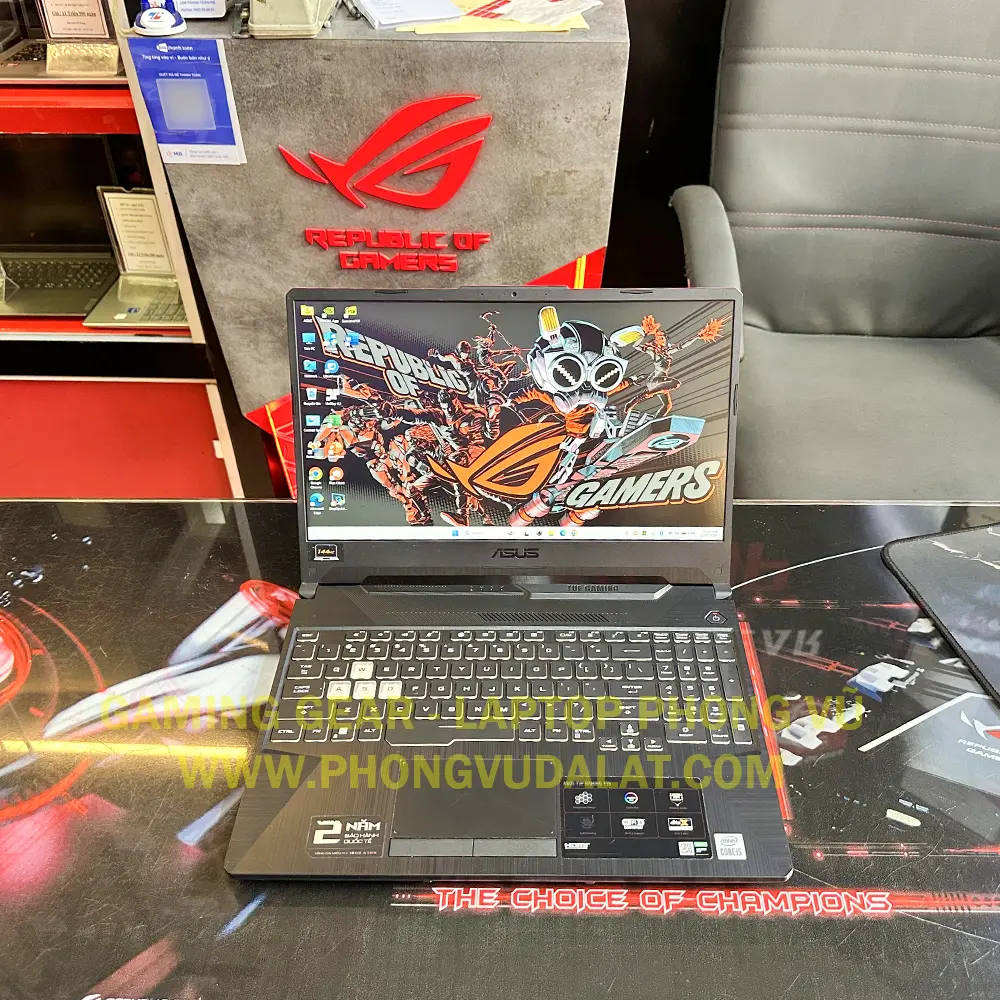 Asus TUF Gaming FX506LHB-HN188W | I5-10300H | 16GB D4 | 512GB NVME | GTX 1650 4GB | 15.6'' FHD 144HZ | LED PHÍM RGB