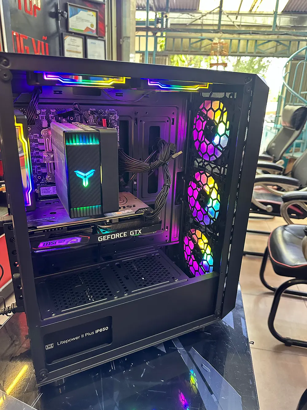 CASE PC 2ND | INTEL CORE I3-12100F | MAIN B760 | TẢN CR-1000 EVO | RAM 16GB D4 | SSD 256GB NVMe | NGUỒN 500W | VGA GTX 1660 SUPER 6GB | XIGMATEK DOU X 3F