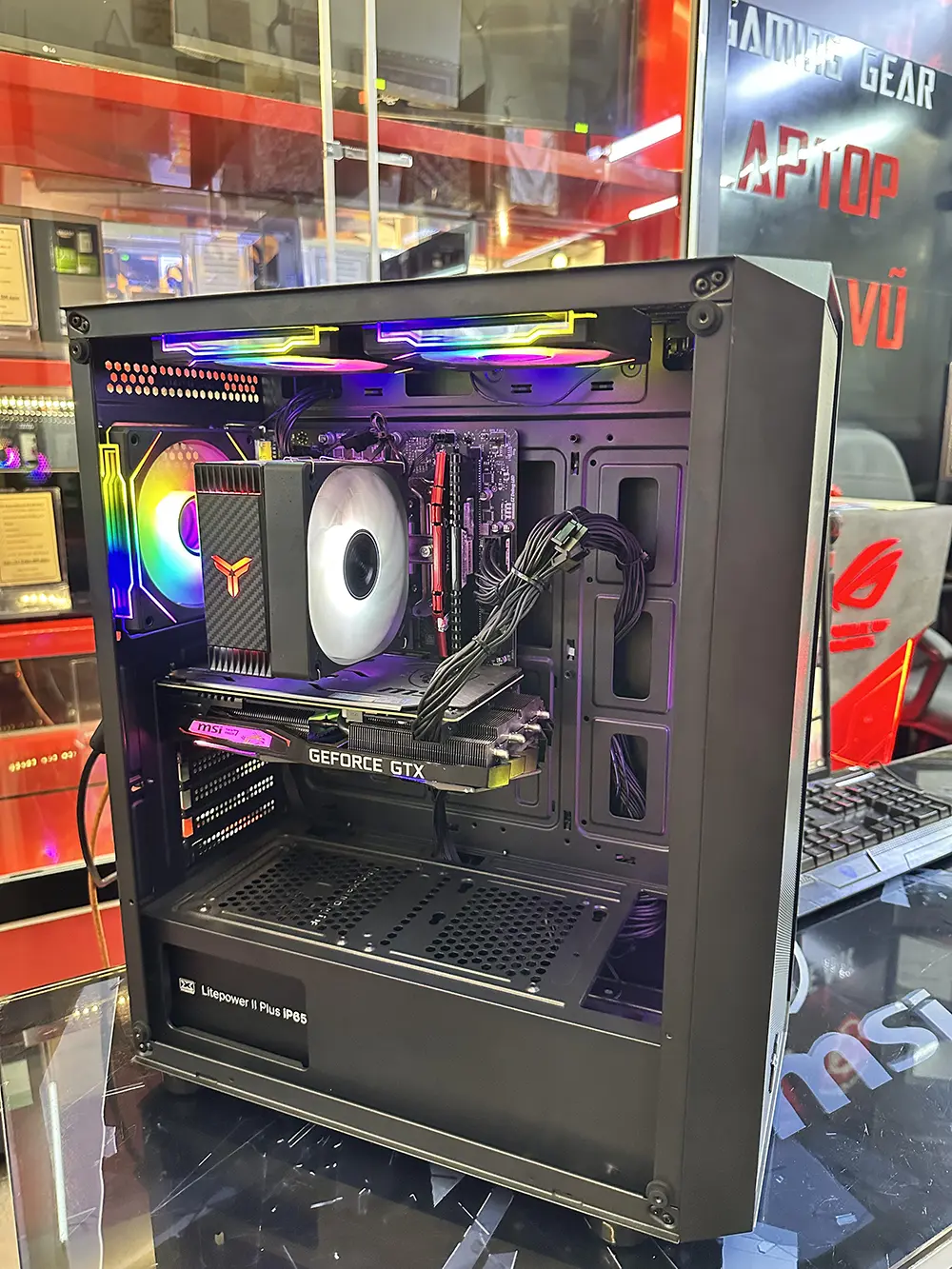 CASE PC 2ND | INTEL CORE I3-12100F | MAIN B760 | TẢN CR-1000 EVO | RAM 16GB D4 | SSD 256GB NVMe | NGUỒN 500W | VGA GTX 1660 SUPER 6GB | XIGMATEK DOU X 3F