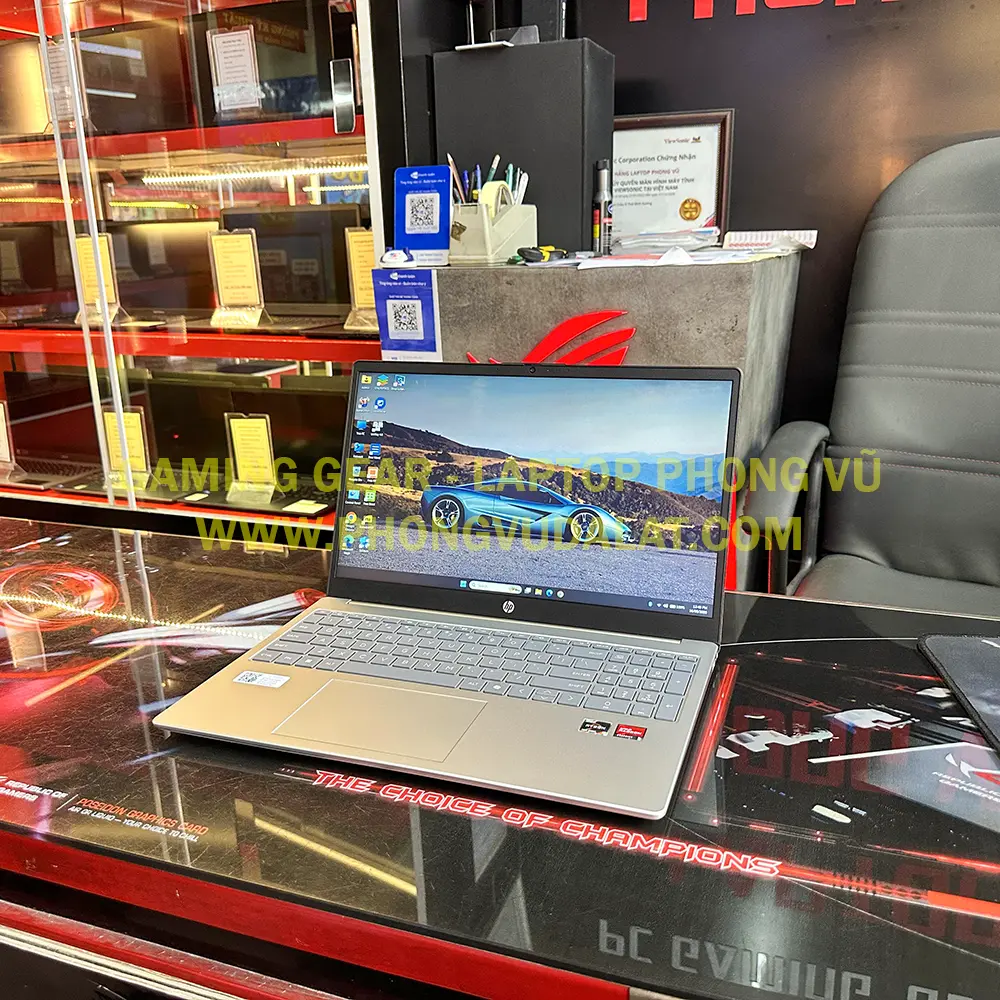 Hp 15 fc0023AU (D0BH1PA) | AMD RYZEN 5 7520U | 16GB D5 | 512GB NVMe | 15.6'' FHD | WIN 11 | LIKENEW 99%