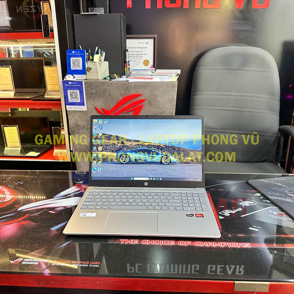 Hp 15 fc0023AU (D0BH1PA) | AMD RYZEN 5 7520U | 16GB D5 | 512GB NVMe | 15.6'' FHD | WIN 11 | LIKENEW 99%