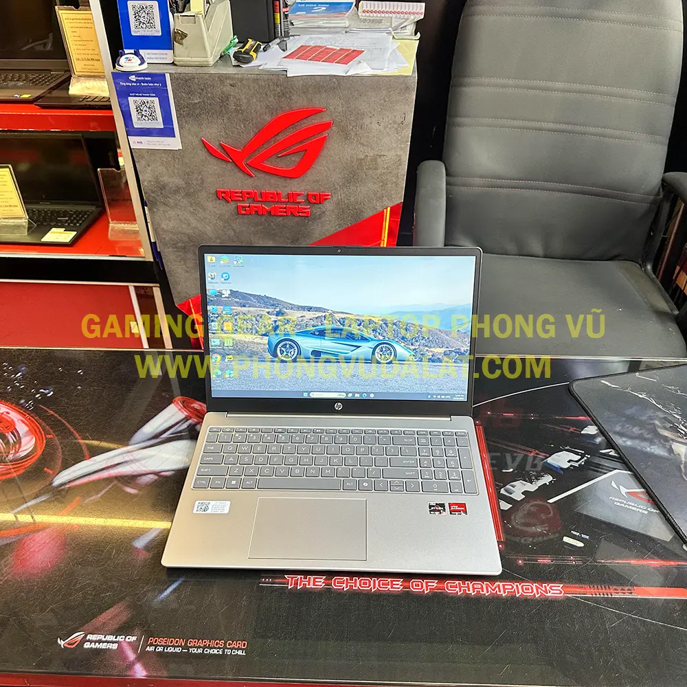 Hp 15 fc0023AU (D0BH1PA) | AMD RYZEN 5 7520U | 16GB D5 | 512GB NVMe | 15.6'' FHD | WIN 11 | LIKENEW 99%