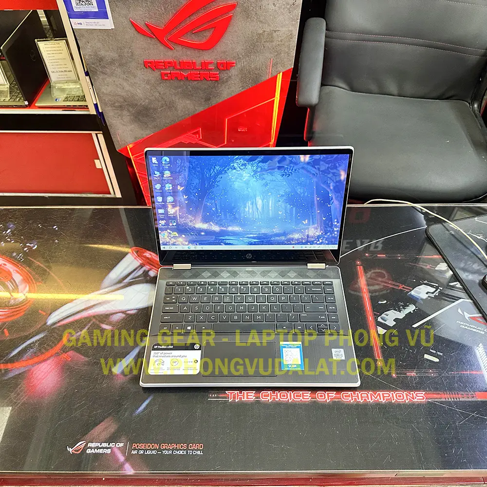HP PAVILION X360-14m | dh1001dx | CORE I3-10110U | 8GB D4 | 128GB M2 SATA | 14'' HD CẢM ỨNG