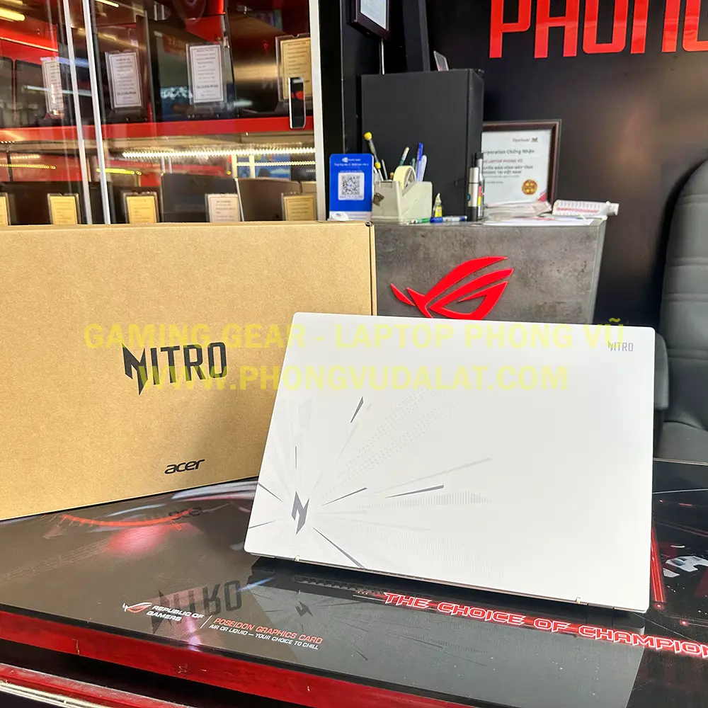 ACER NITRO LITE 16 71G | CORE I7-13620H | 16GB D5 | 512GB NVMe | RTX 4050 6GB | 16.0'' WUXGA 180Hz | LED PHÍM | LIKENEW | FULLBOX