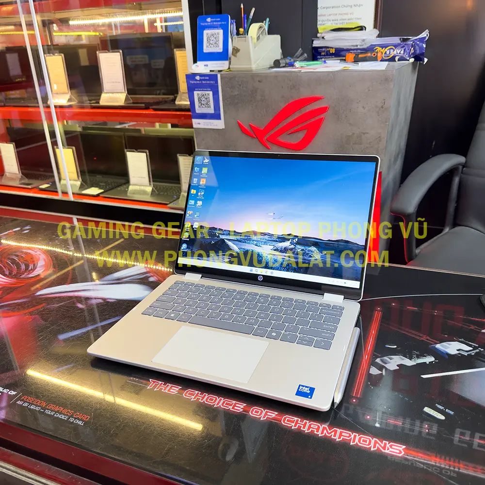 HP OMINIBOOK 5 FLIP | 14-FP0057TU (BZ7Q6PA) | CORE 5-120U | 16GB D5 | 512GB NVMe | 14.0'' WUXGA 1920 x 1200 CẢM ỨNG KÈM BÚT | LẬT XOAY 360 ĐỘ | VỎ NHÔM | LED PHÍM | LIKENEW