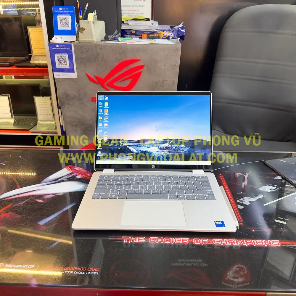 HP OMINIBOOK 5 FLIP | 14-FP0057TU (BZ7Q6PA) | CORE 5-120U | 16GB D5 | 512GB NVMe | 14.0'' WUXGA 1920 x 1200 CẢM ỨNG KÈM BÚT | LẬT XOAY 360 ĐỘ | VỎ NHÔM | LED PHÍM | LIKENEW