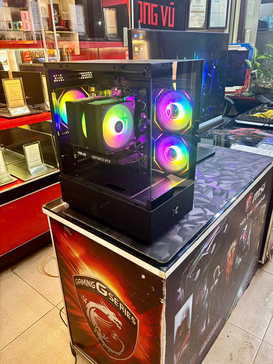 BỘ PC 2ND CORE I5-14400F | MAIN B760M | RAM 16GB RGB | SSD 512GB | VGA RTX 3050 6GB | NGUỒN 650W | CASE XIGMATEK ALPHARD M 3GF | MÀN VIEWSONIC 32'' 75Hz